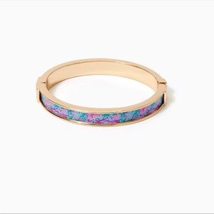 NWT Lilly Pulitzer Multi Seaweed Samba Photodome Bangle Bracelet